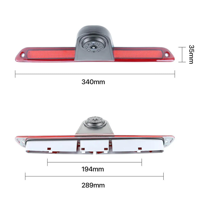 AHD Vehicle Brake Light Rear View Camera For Mercedes-Benz Sprinter Dodge Sprinter VW Crafter Van2007-2018 IR Roof Mount