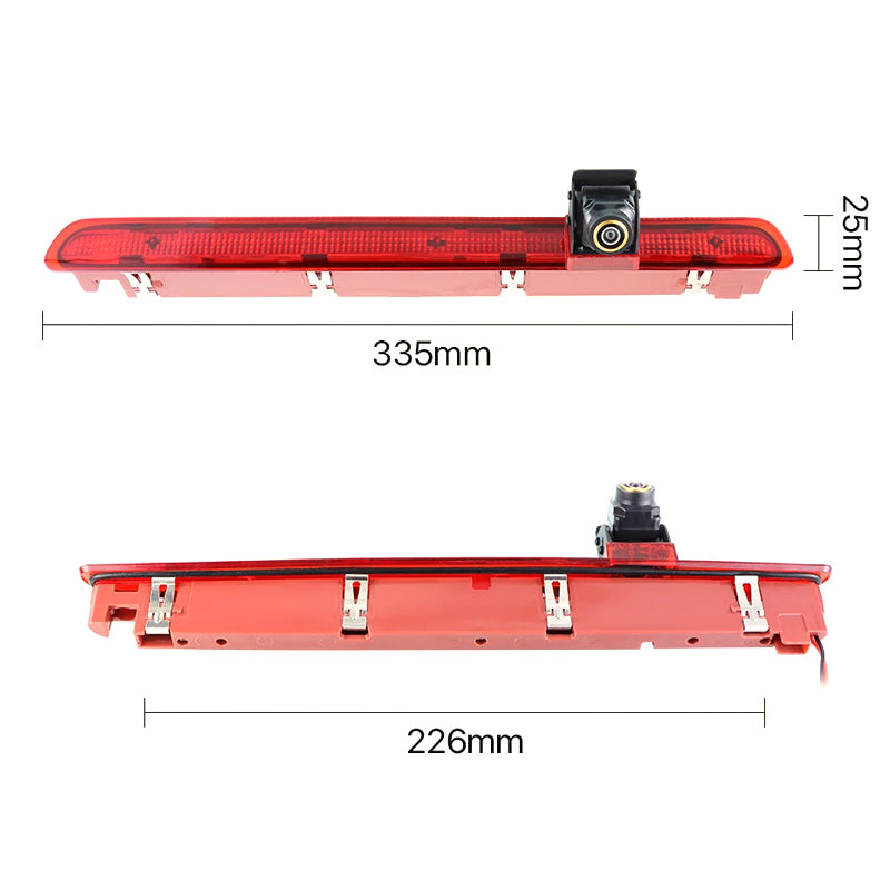 170° AHD Roof Mount Vehicle LED Brake Light Rear View Camera For Volkswagen VW Transporter T6 (Single Door)2016-2022 Van