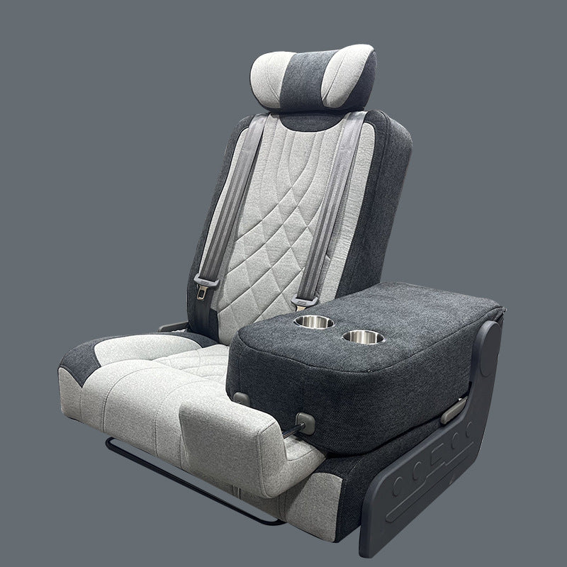 "Magnolia Bloom" RV Seat: Front passenger safety seat with parent-child seating