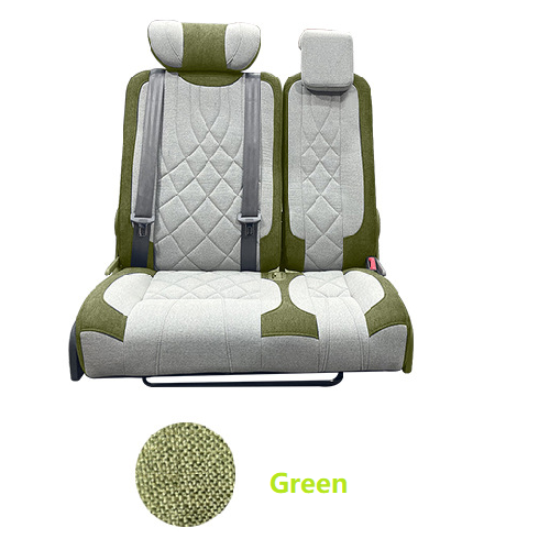 "Magnolia Bloom" RV Seat: Front passenger safety seat with parent-child seating